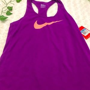NWT Woman’s Nike tank Purple Size M